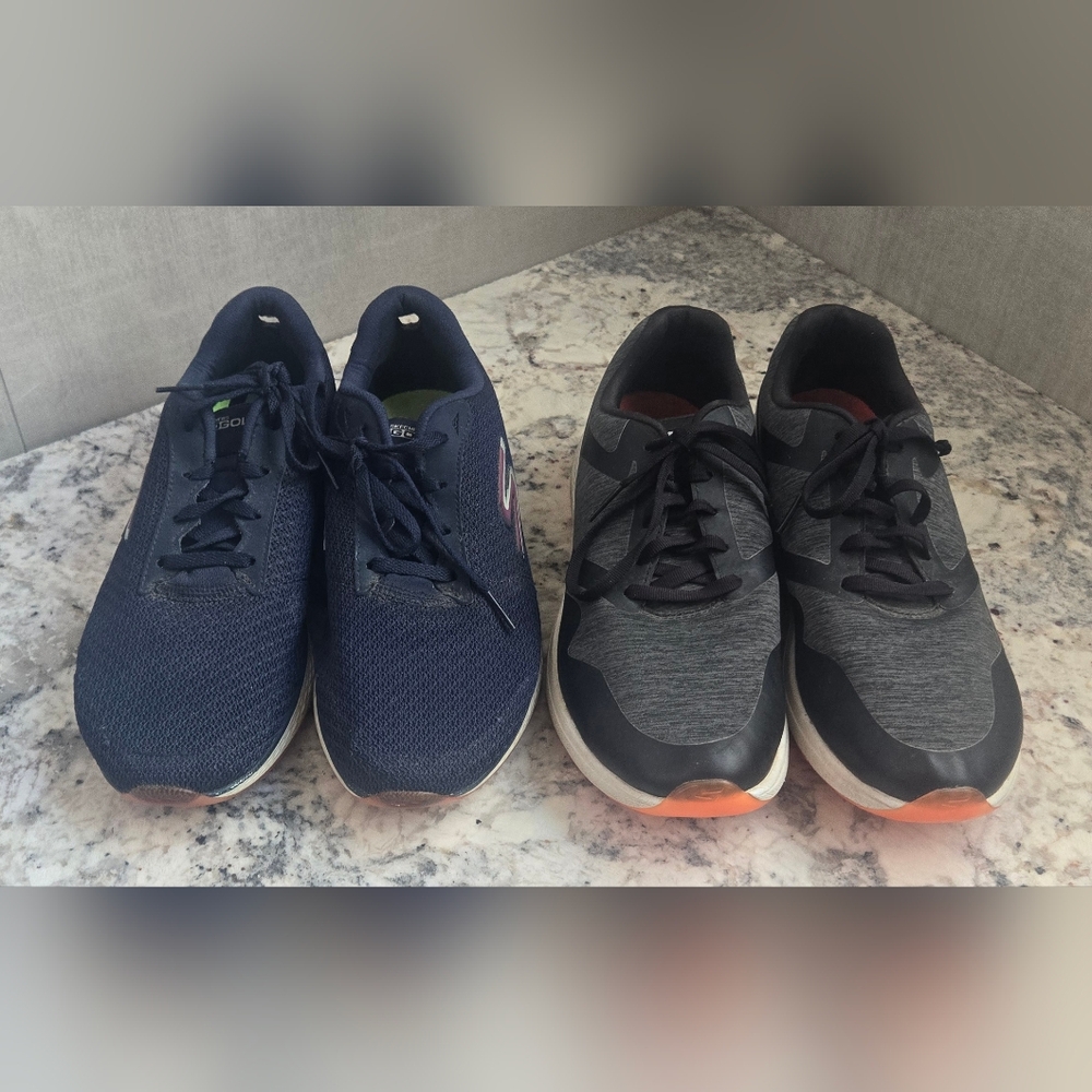 2 pairs of SKECHERS Women's Golf Shoes. Black Navy. Size 9.5 (EU 39). EUC! - Picture 3 of 9